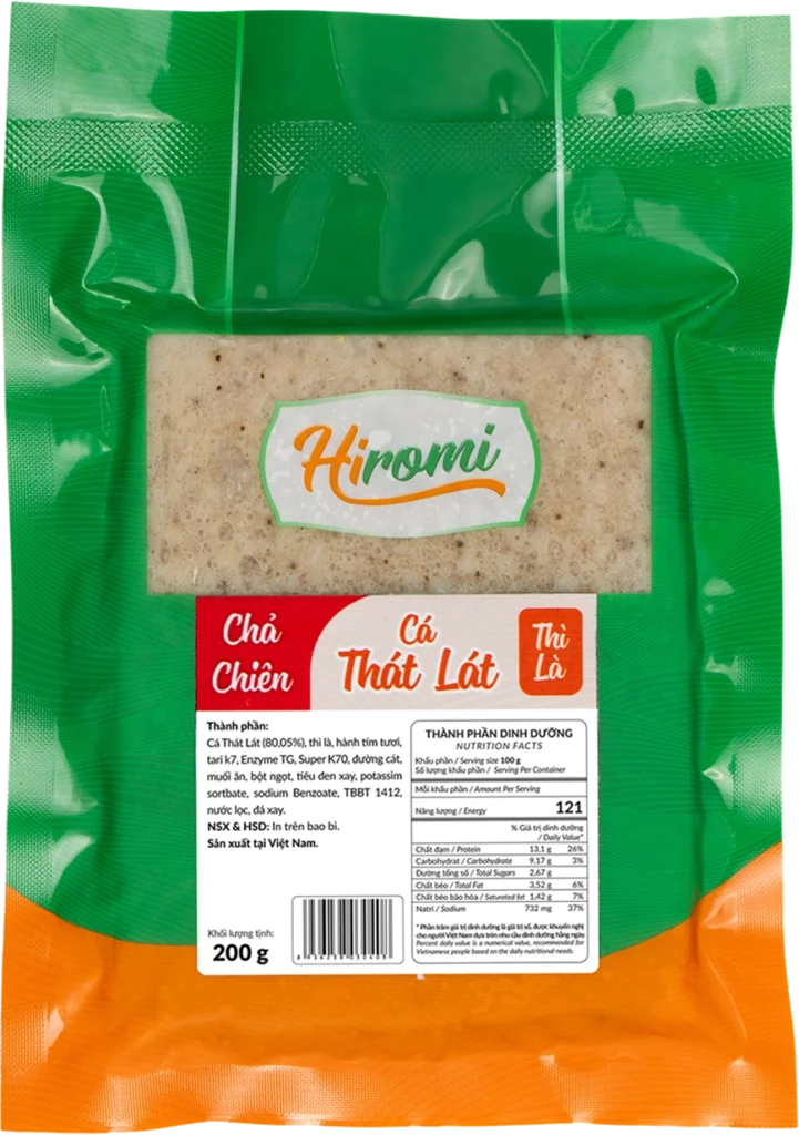 Fried minced bronze featherback fish with dill 200g