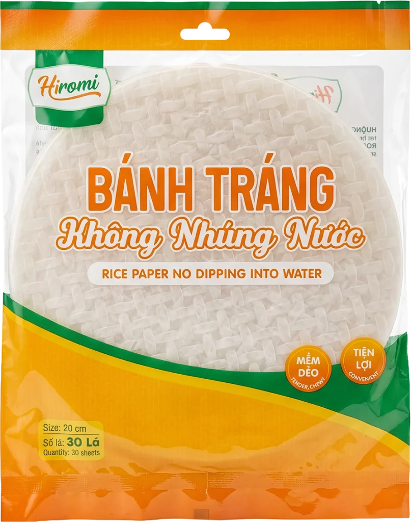 Non Dipping Round rice paper