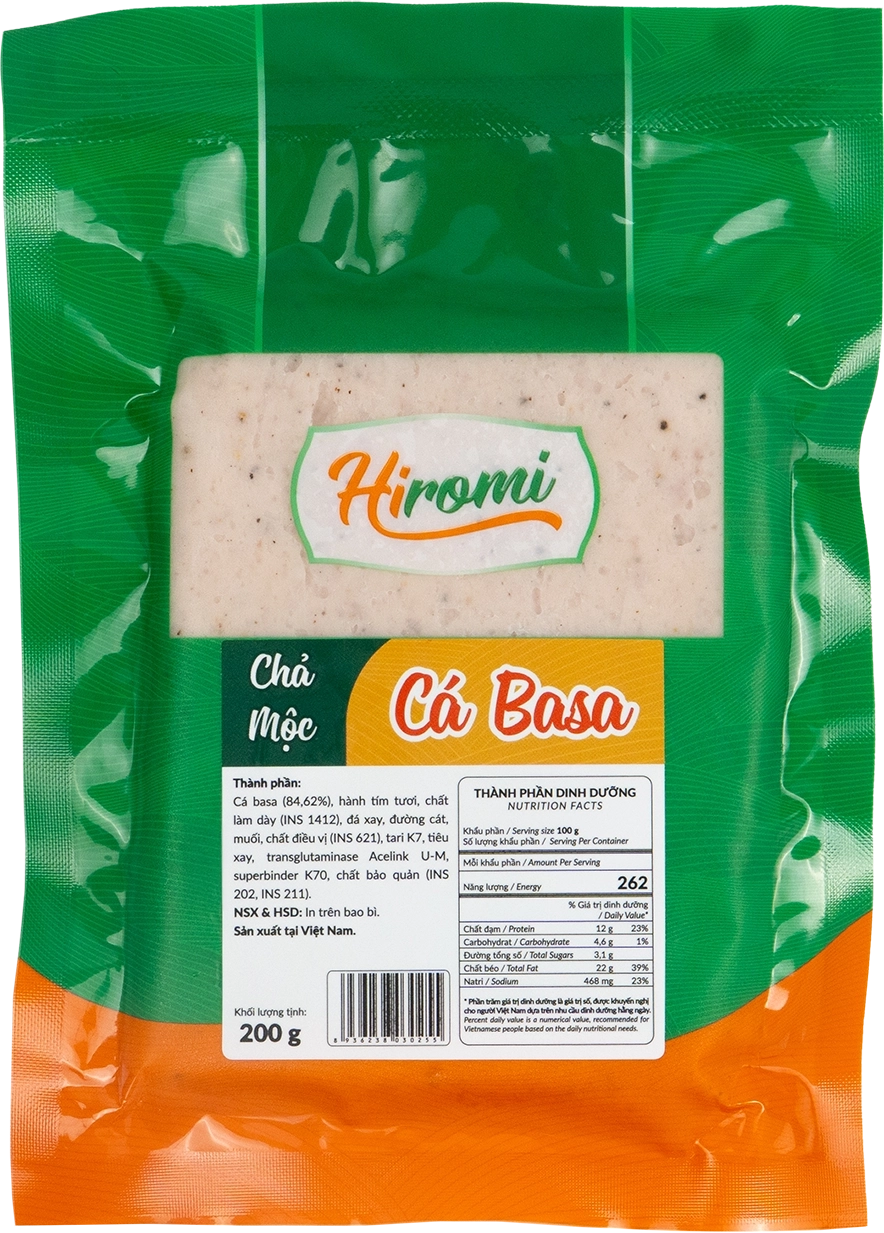 Chả Cá Basa Tươi Mộc 200g