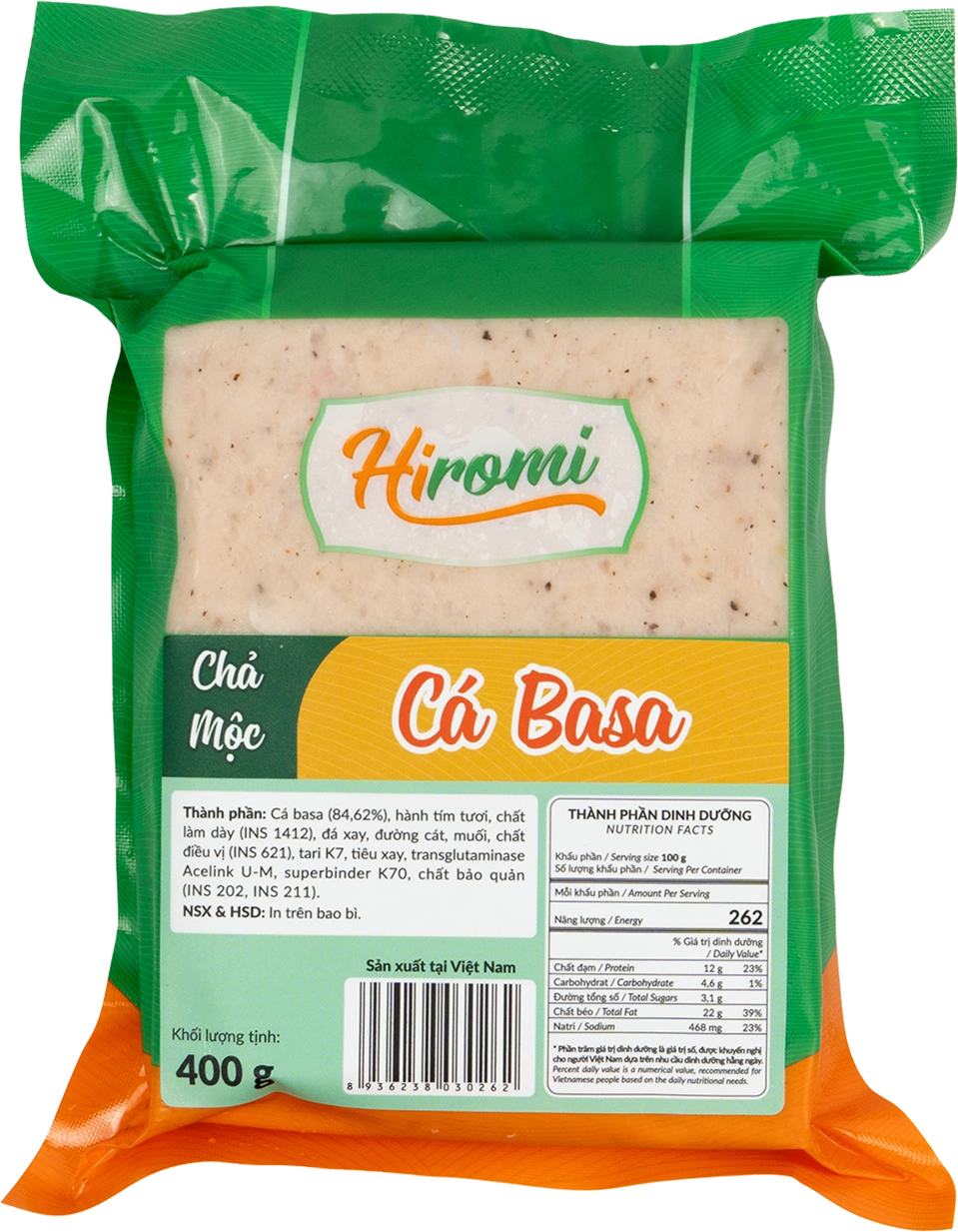 Chả Cá Basa Tươi Mộc 400g
