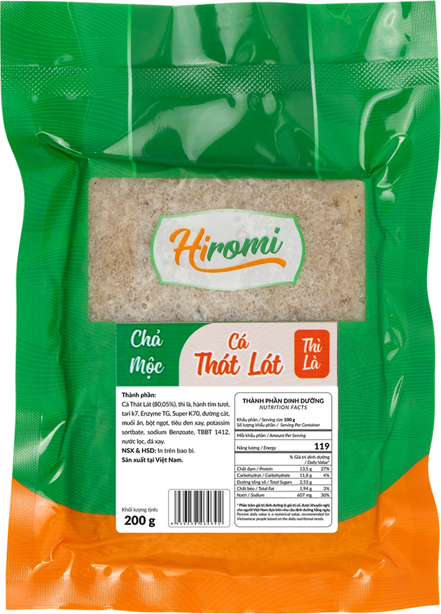 Chả Cá Thác Lác Thì Là Tươi Mộc 200g