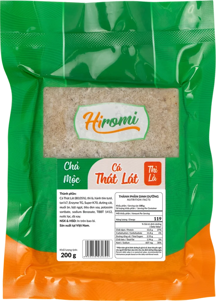 Raw minced bronze featherback fish with dill 200g