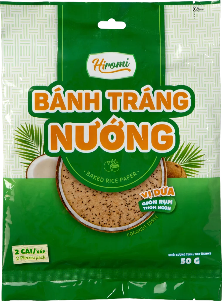 Roasted Rice Paper – Coconut Flavor 2 pieces