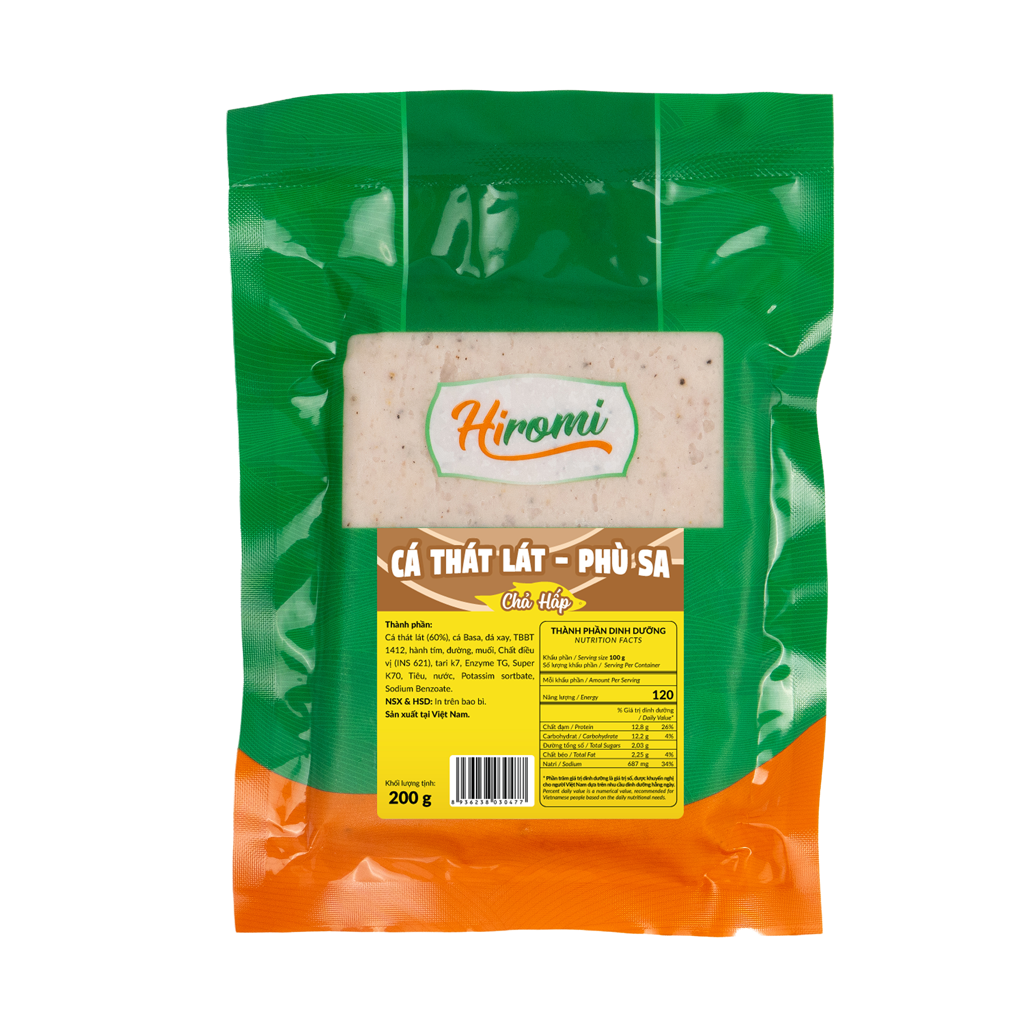 Chả Cá Thác Lác Phù Sa Hấp 200/400g